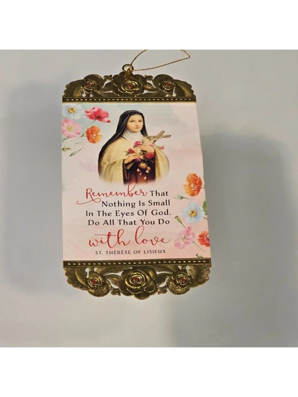Prayer to St. Therese of Lisieux for Blessings Catholic Gift Devotional Keepsake
